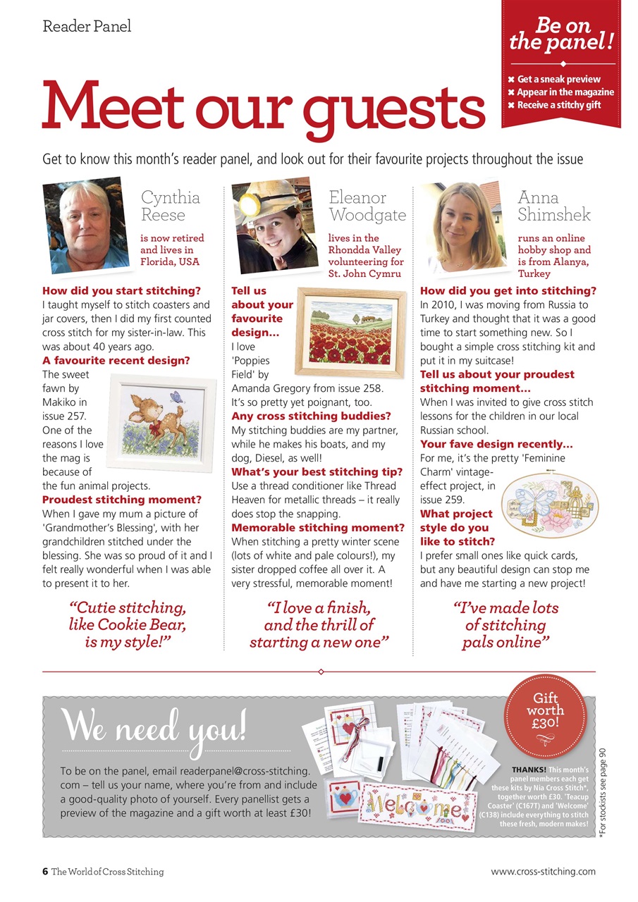 The World of Cross Stitching Preview Pages