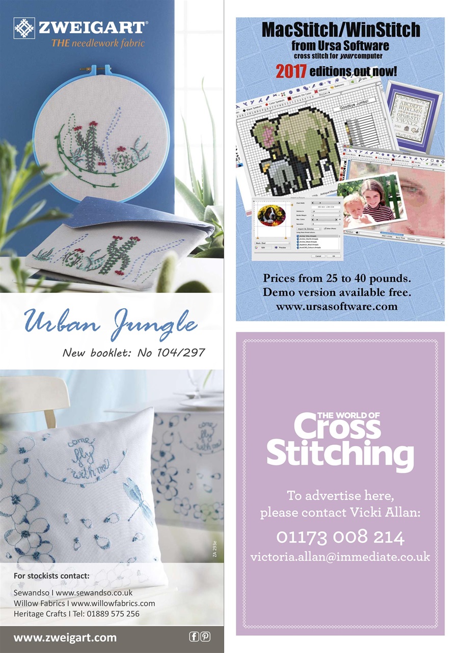 The World of Cross Stitching Preview Pages