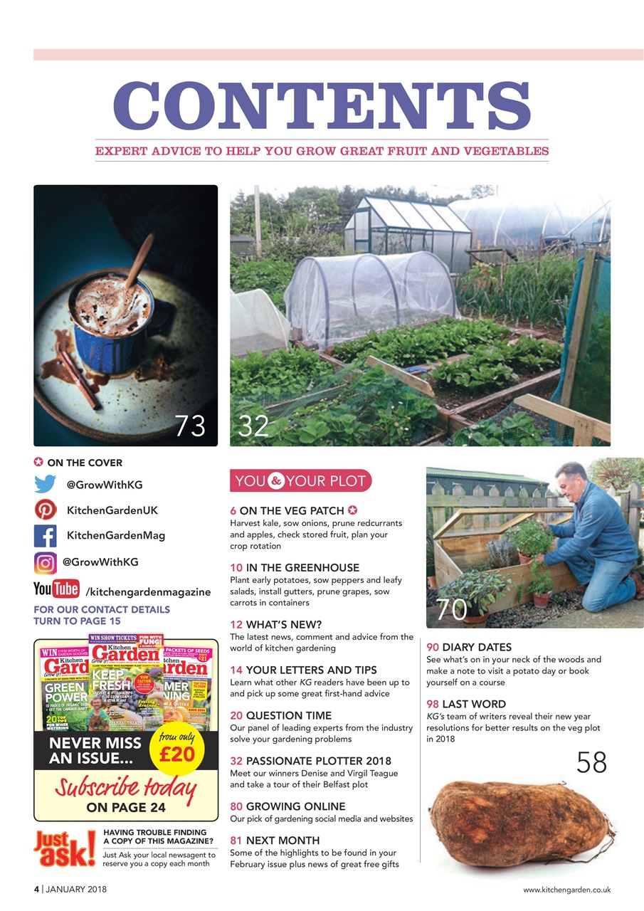 Kitchen Garden Magazine Preview Pages
