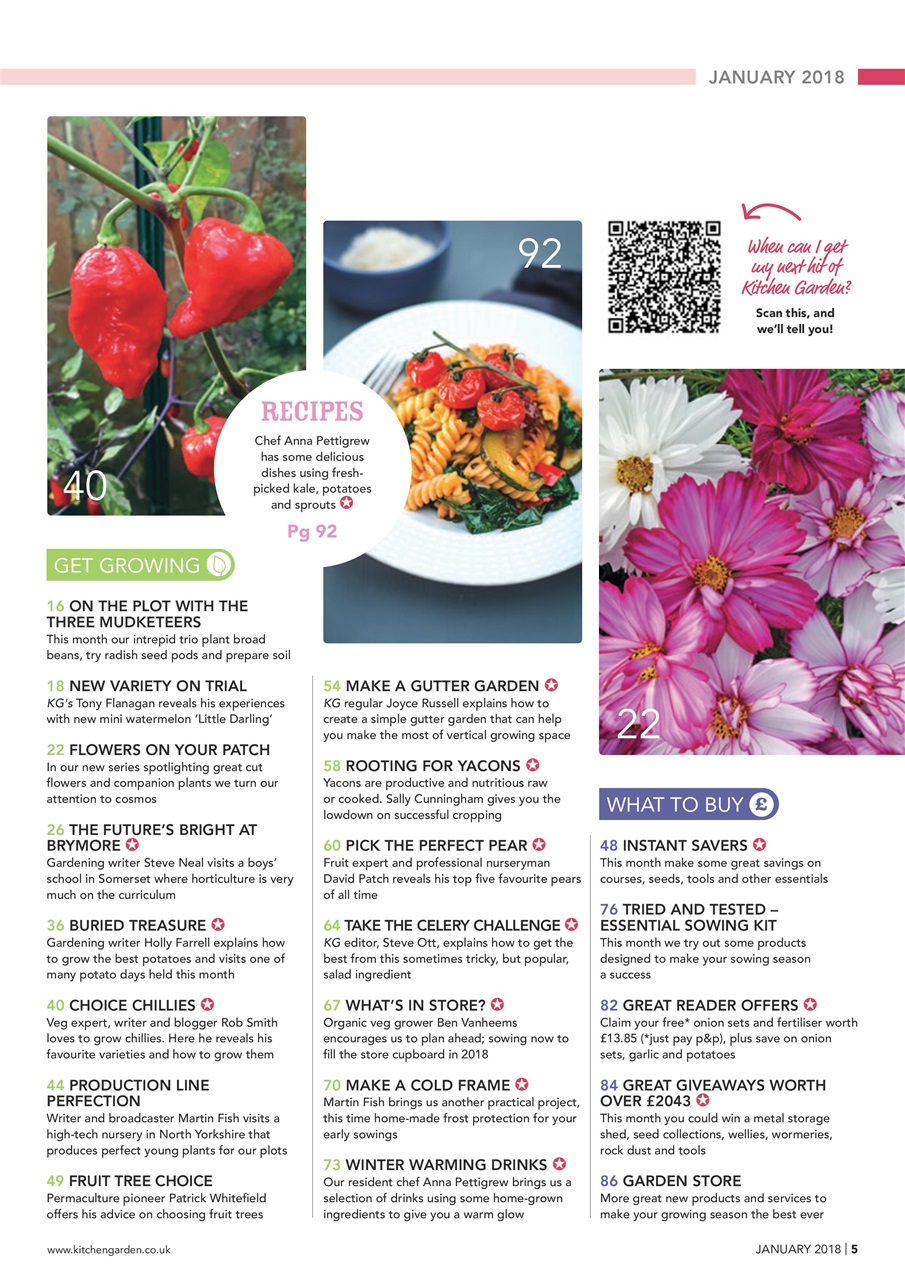 Kitchen Garden Magazine Preview Pages