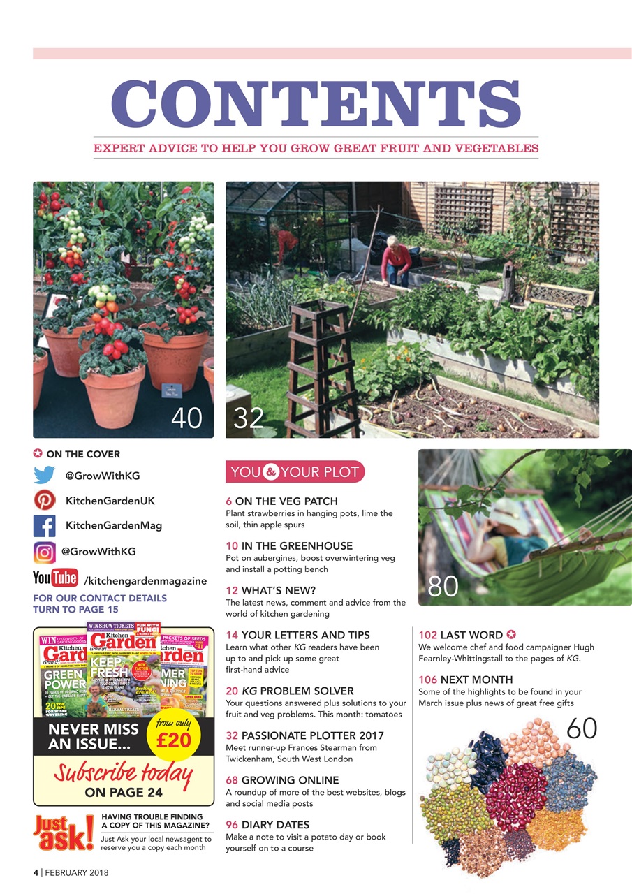 Kitchen Garden Magazine Preview Pages