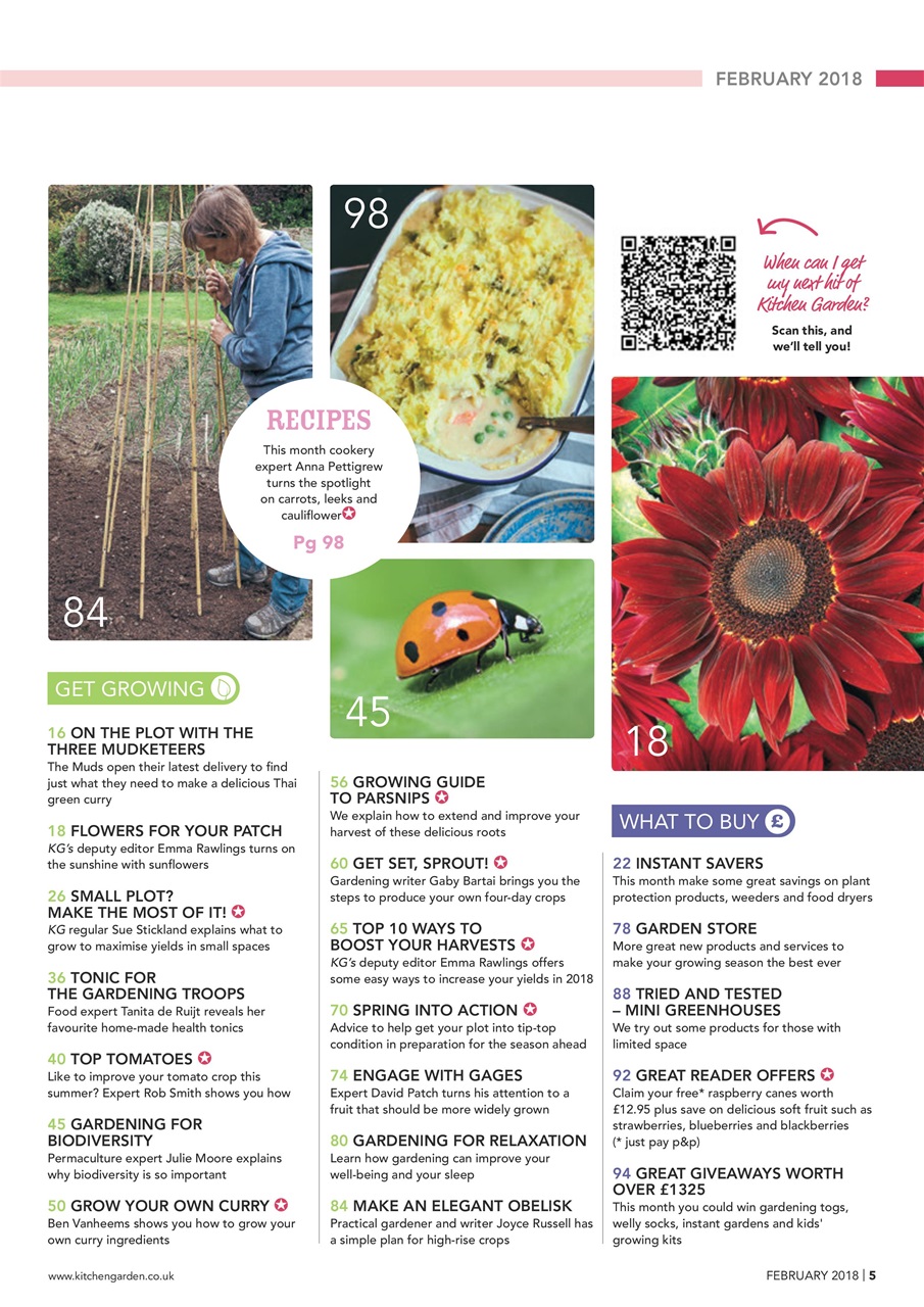 Kitchen Garden Magazine Preview Pages