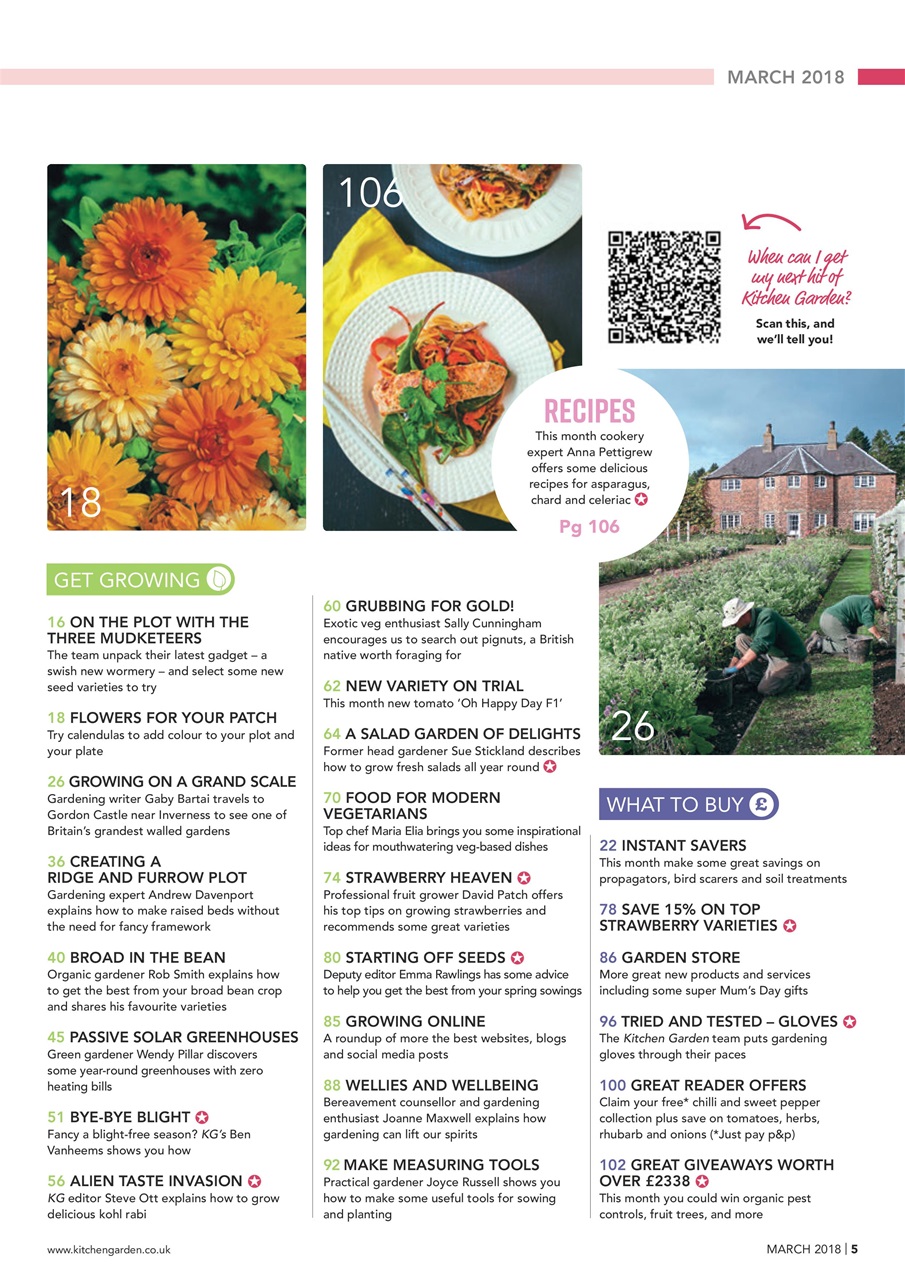 Kitchen Garden Magazine Preview Pages