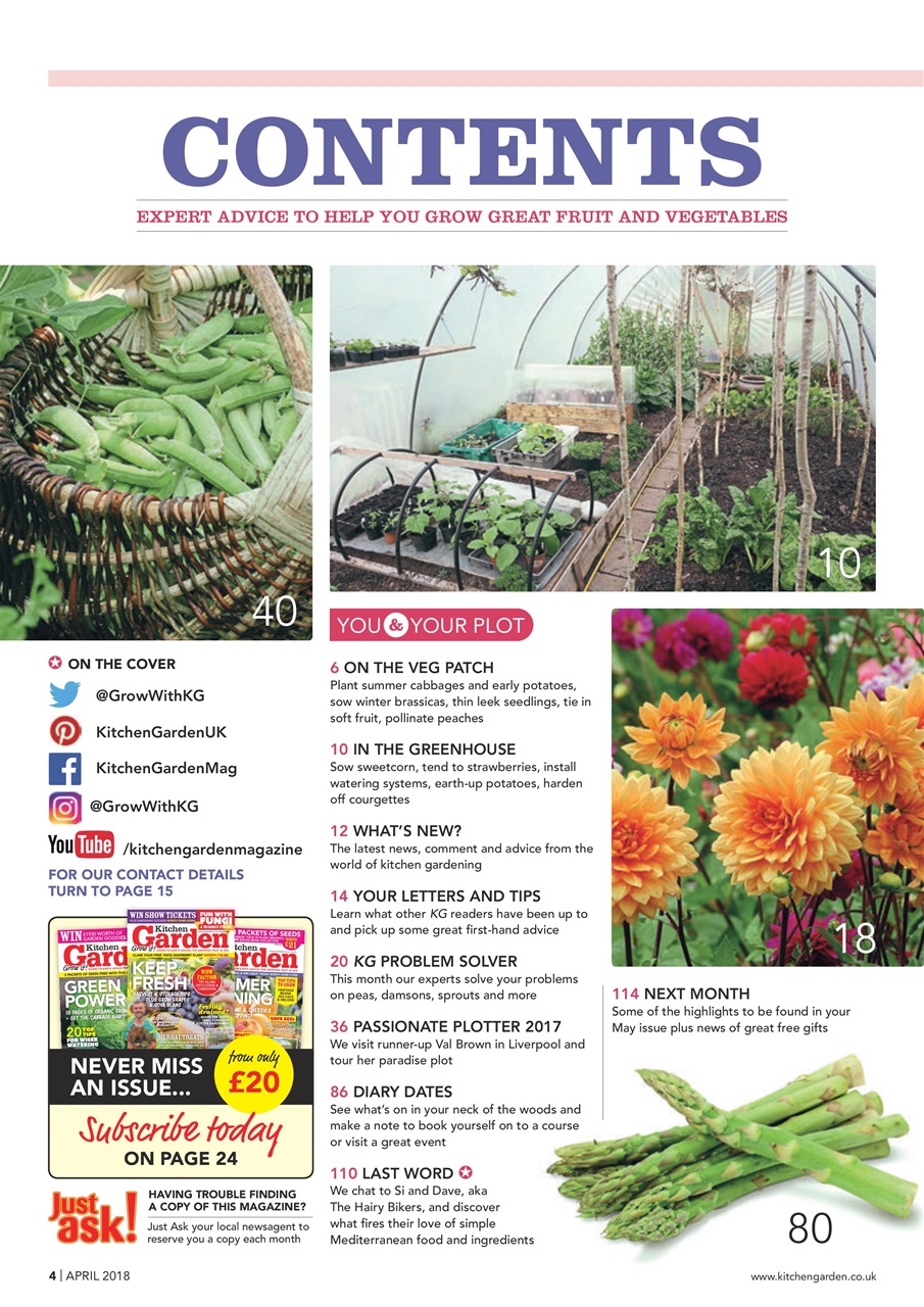 Kitchen Garden Magazine Preview Pages
