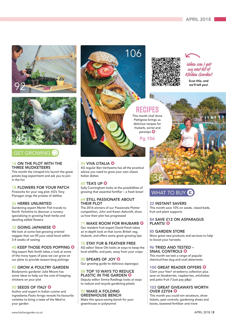 Kitchen Garden Magazine Preview Pages