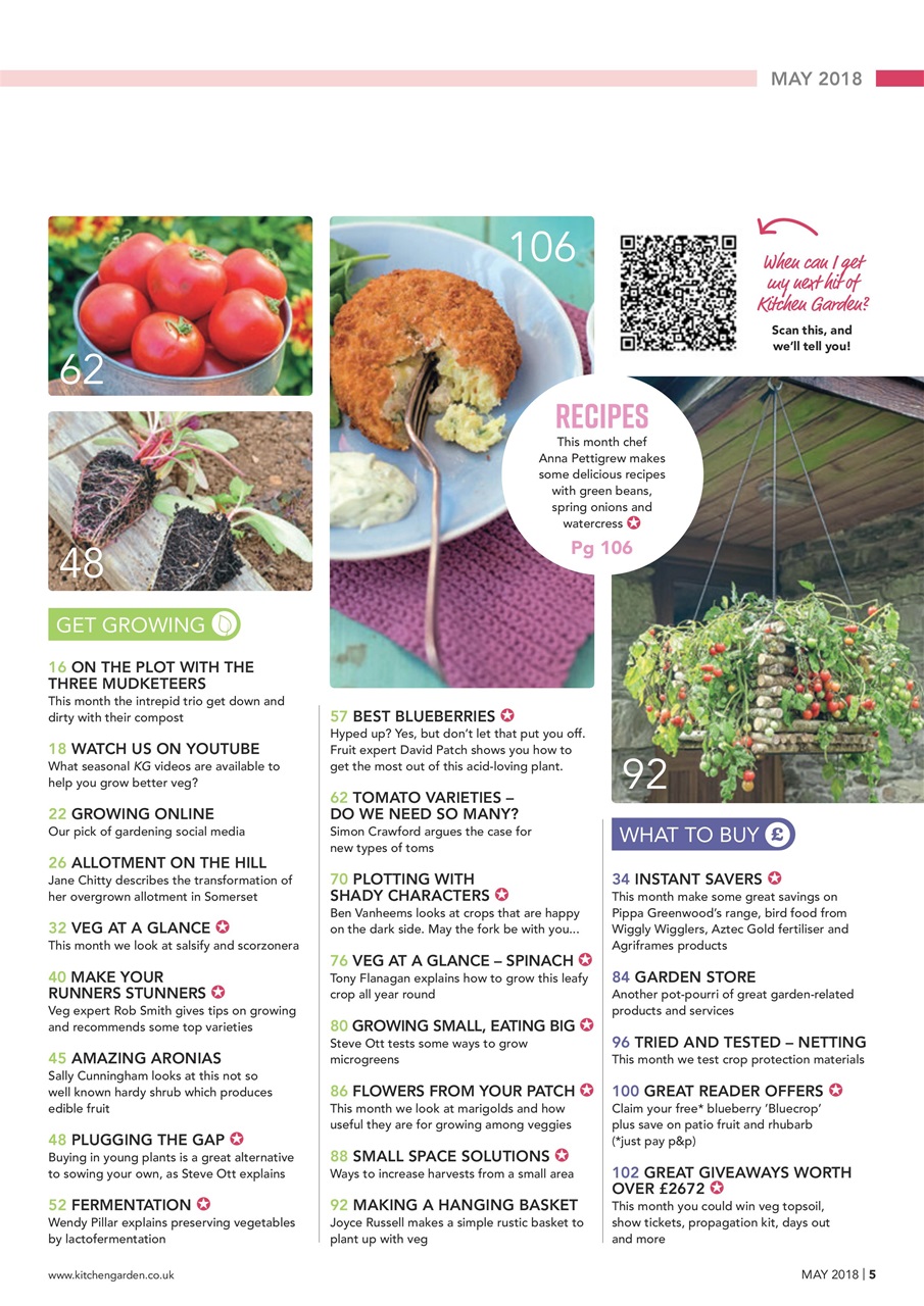 Kitchen Garden Magazine Preview Pages