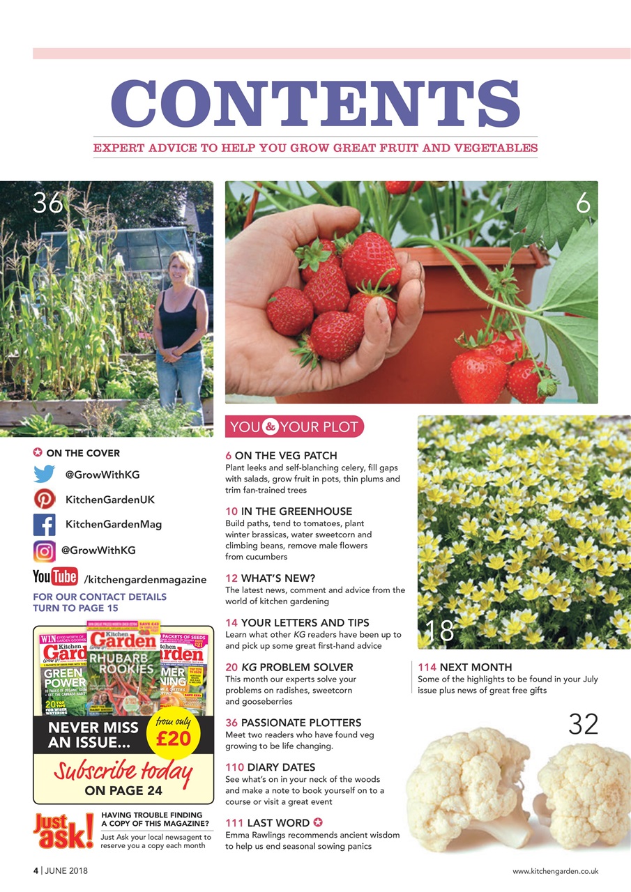 Kitchen Garden Magazine Preview Pages