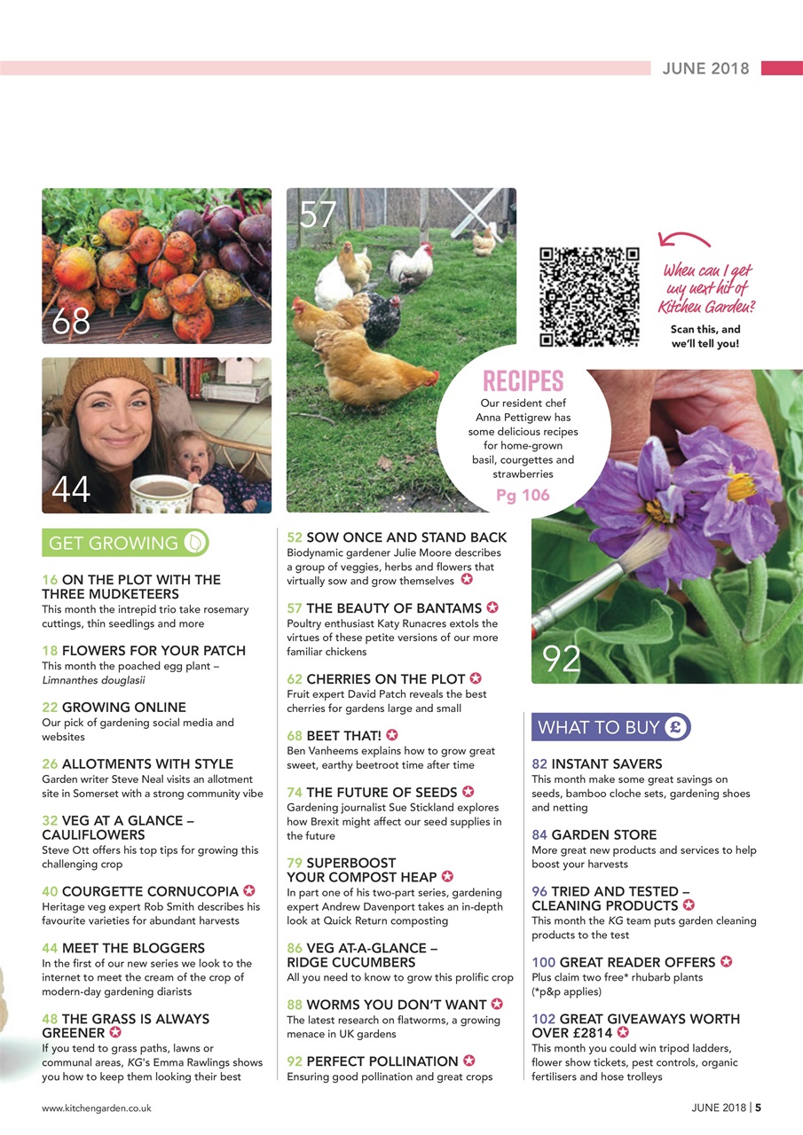 Kitchen Garden Magazine Preview Pages