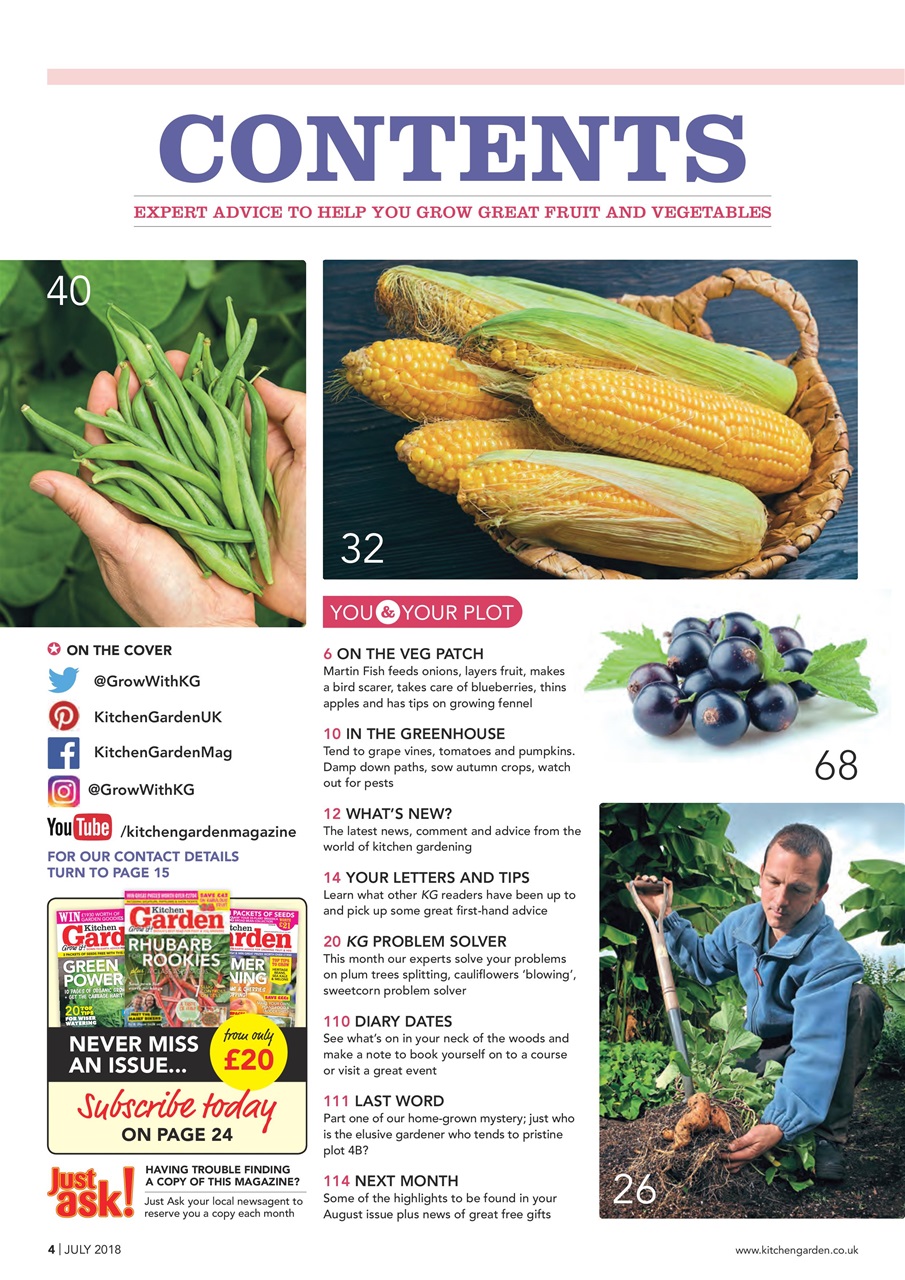 Kitchen Garden Magazine Preview Pages