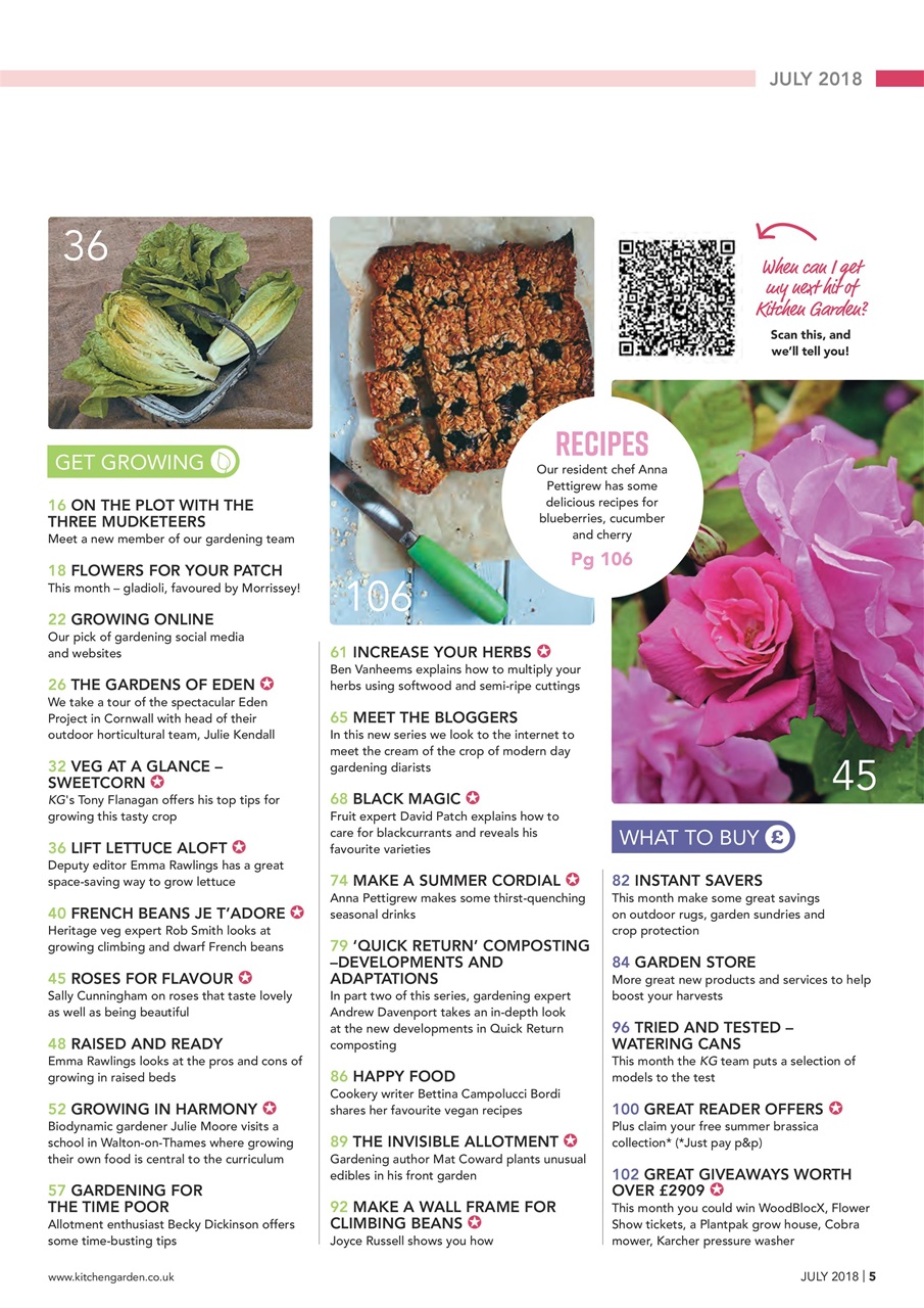 Kitchen Garden Magazine Preview Pages