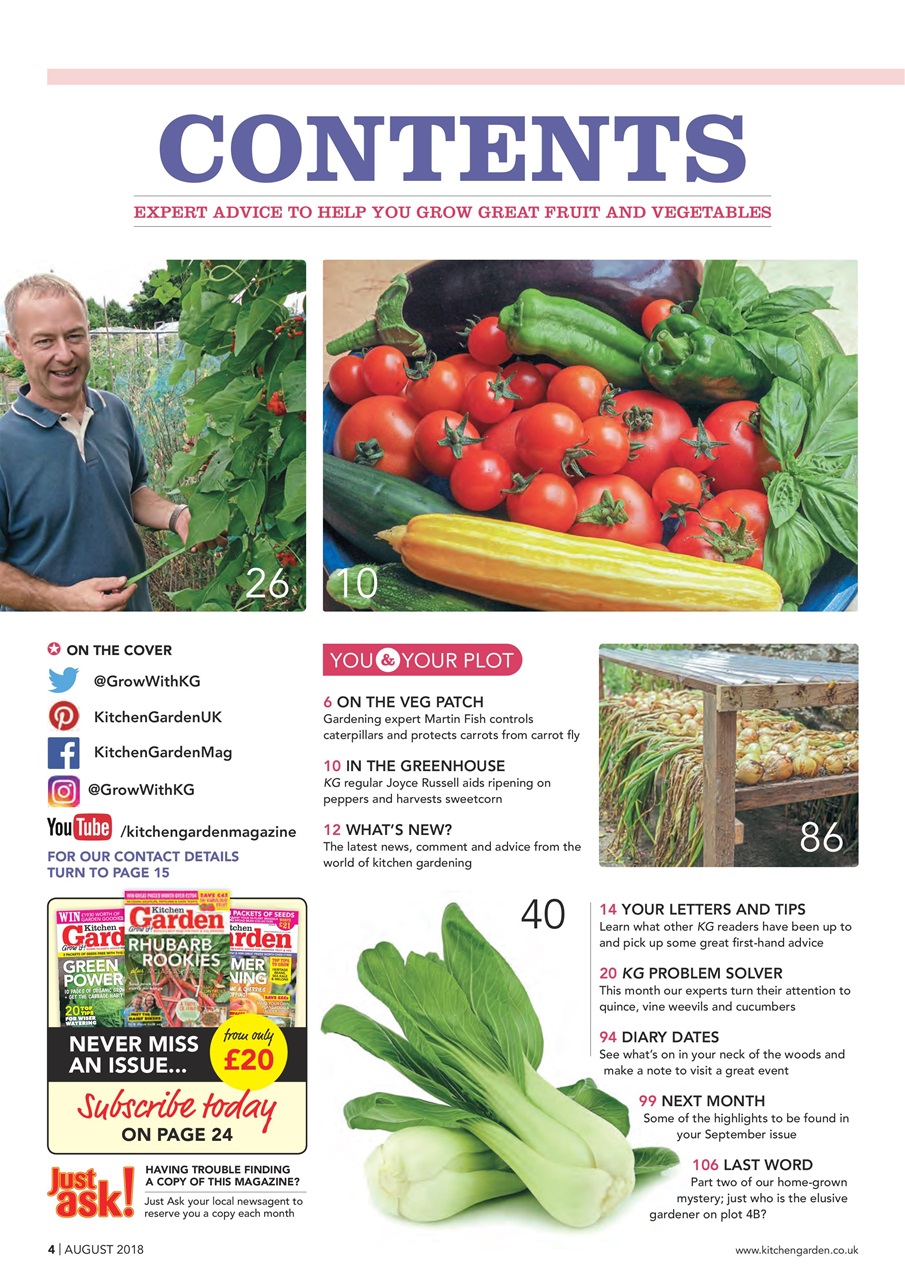 Kitchen Garden Magazine Preview Pages