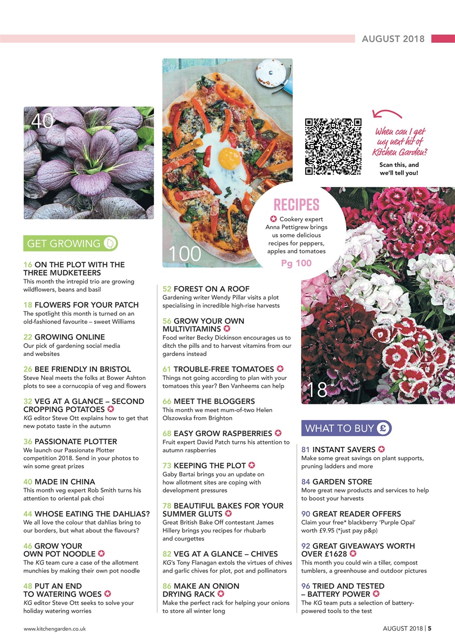 Kitchen Garden Magazine Preview Pages