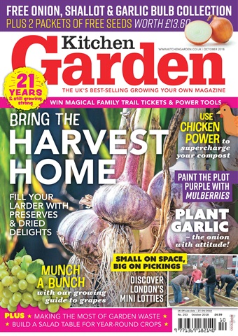 Kitchen Garden Magazine issue October 2018