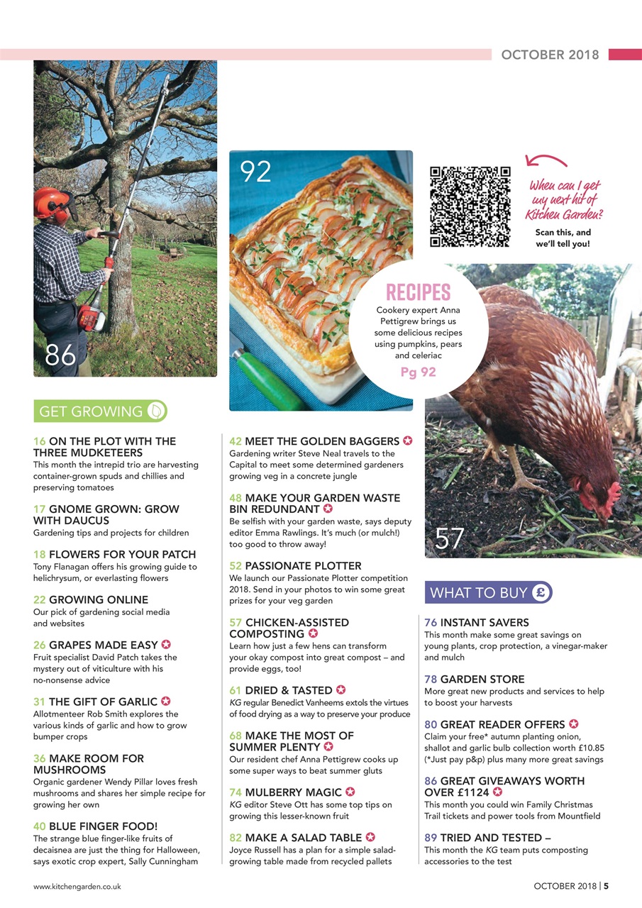 Kitchen Garden Magazine Preview Pages