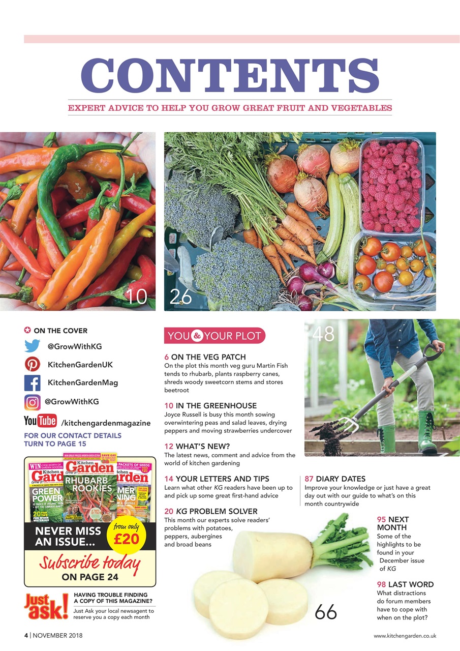 Kitchen Garden Magazine Preview Pages