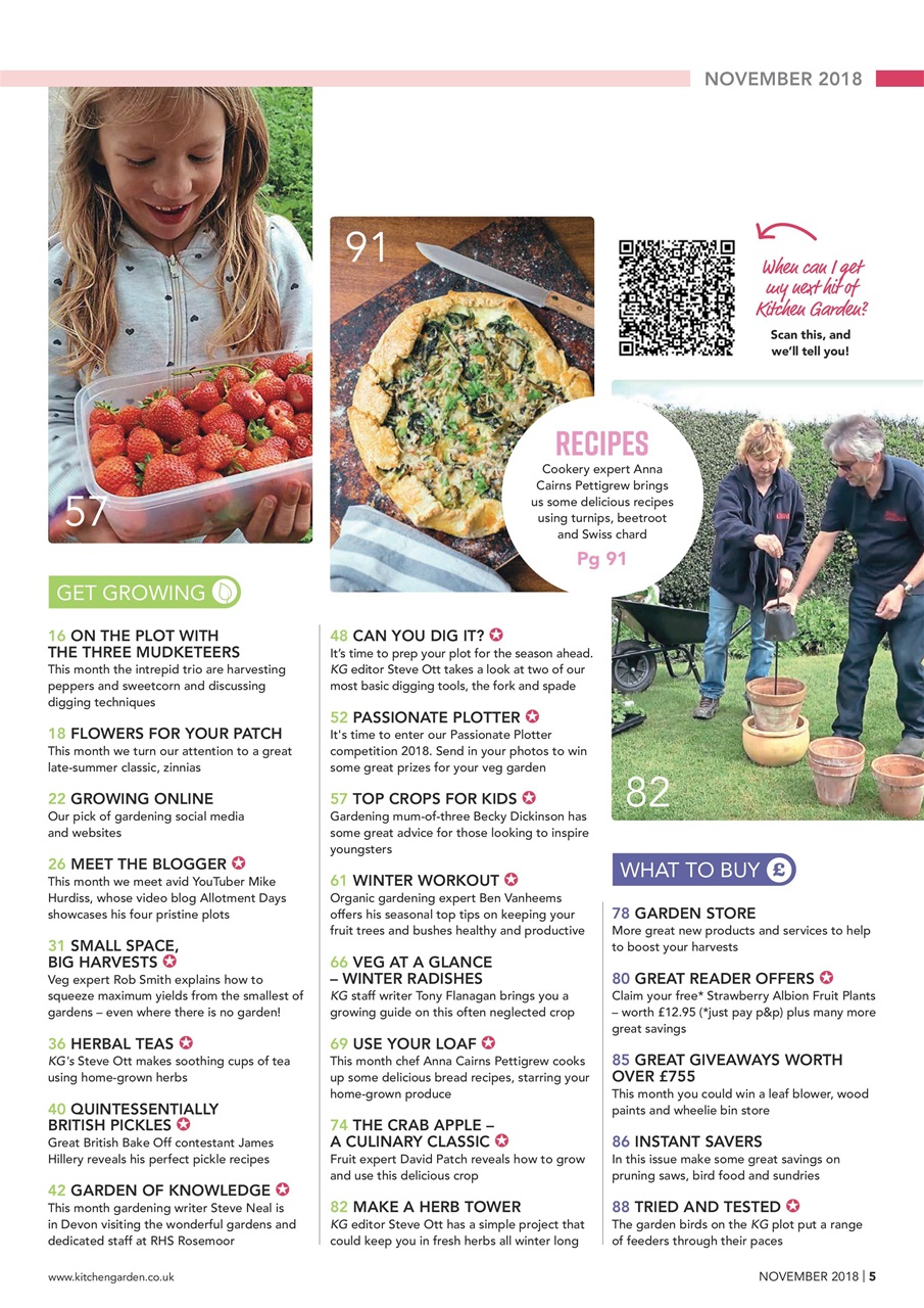 Kitchen Garden Magazine Preview Pages