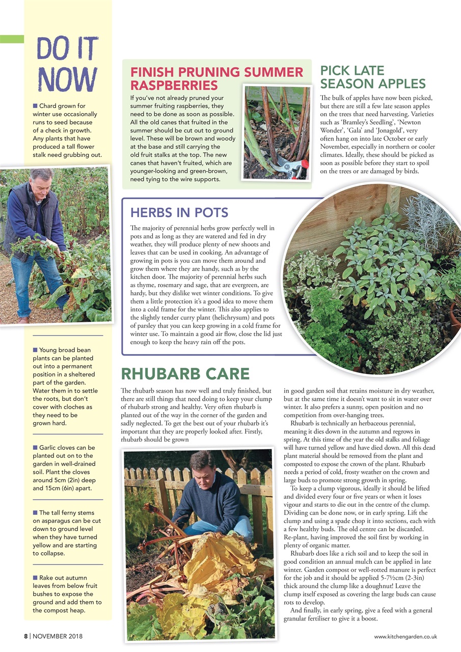 Kitchen Garden Magazine Preview Pages