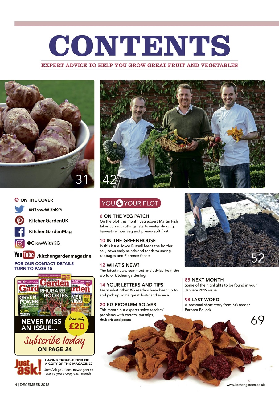 Kitchen Garden Magazine Preview Pages