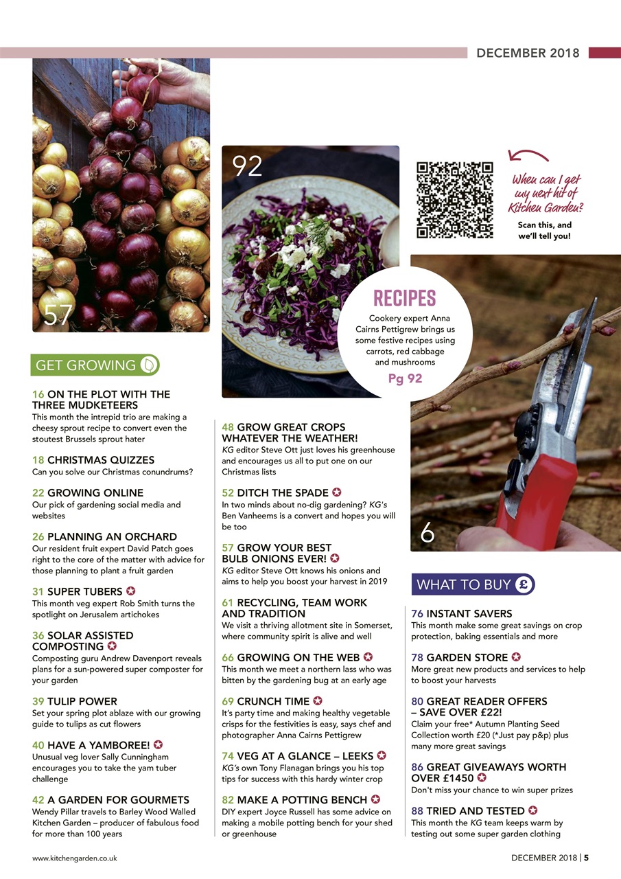 Kitchen Garden Magazine Preview Pages