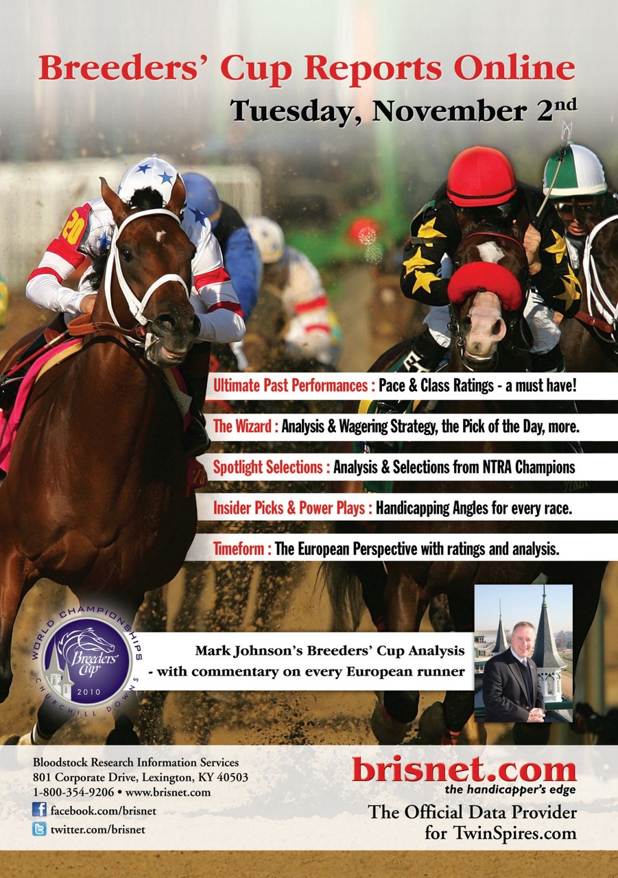 North American Trainer Magazine - horse racing Preview Pages
