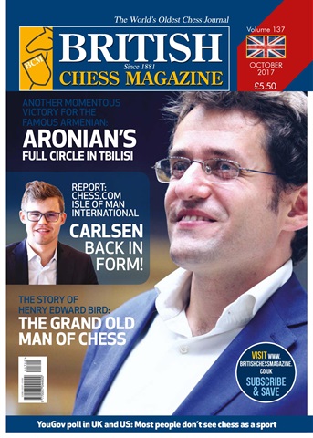 British Chess Magazine issue October 2017