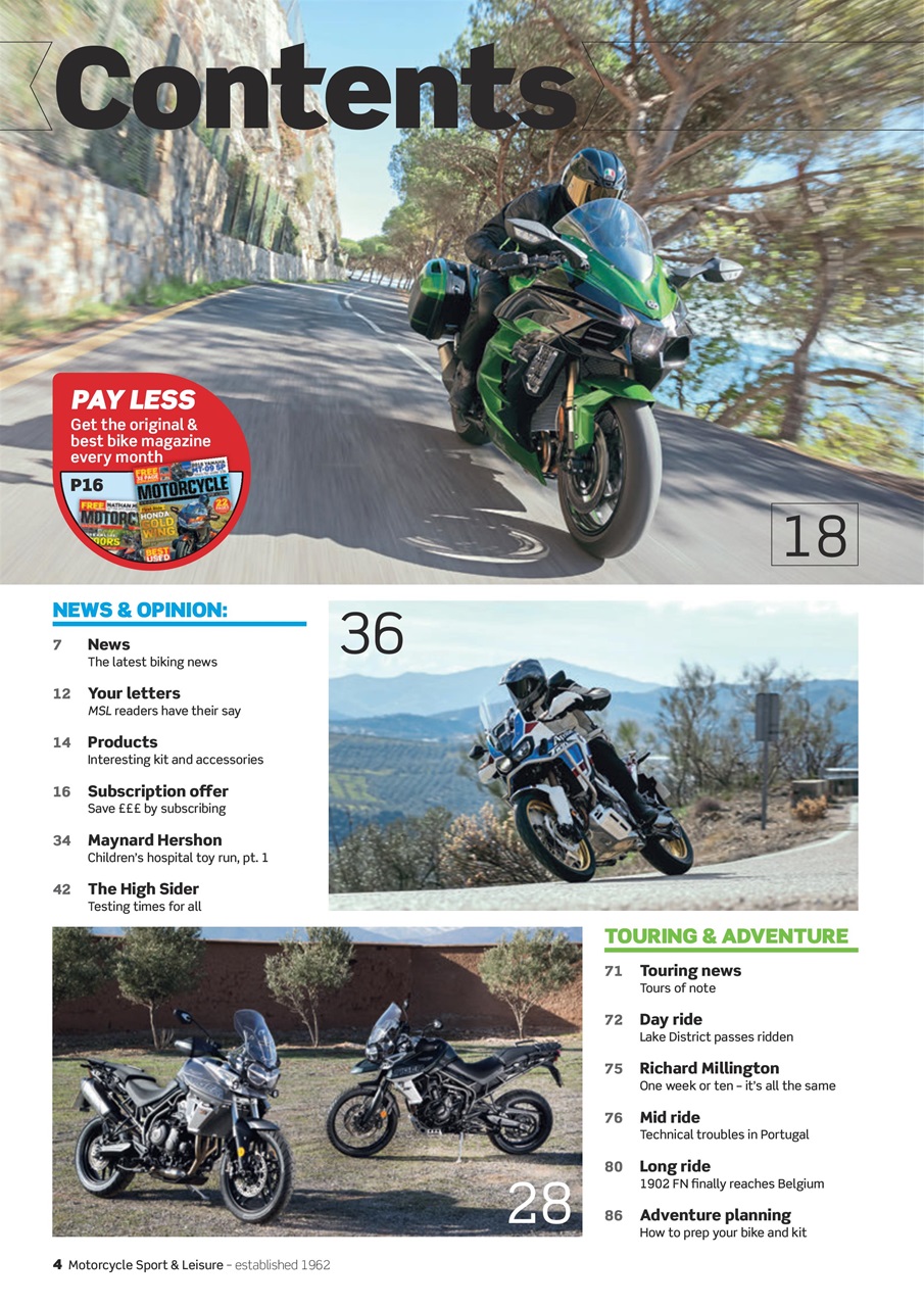 Motorcycle Sport & Leisure Preview Pages