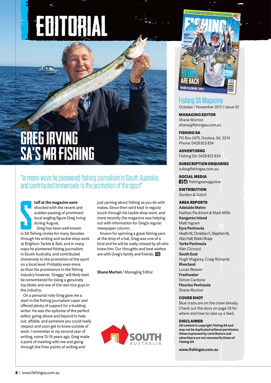 Fishing SA Preview Pages