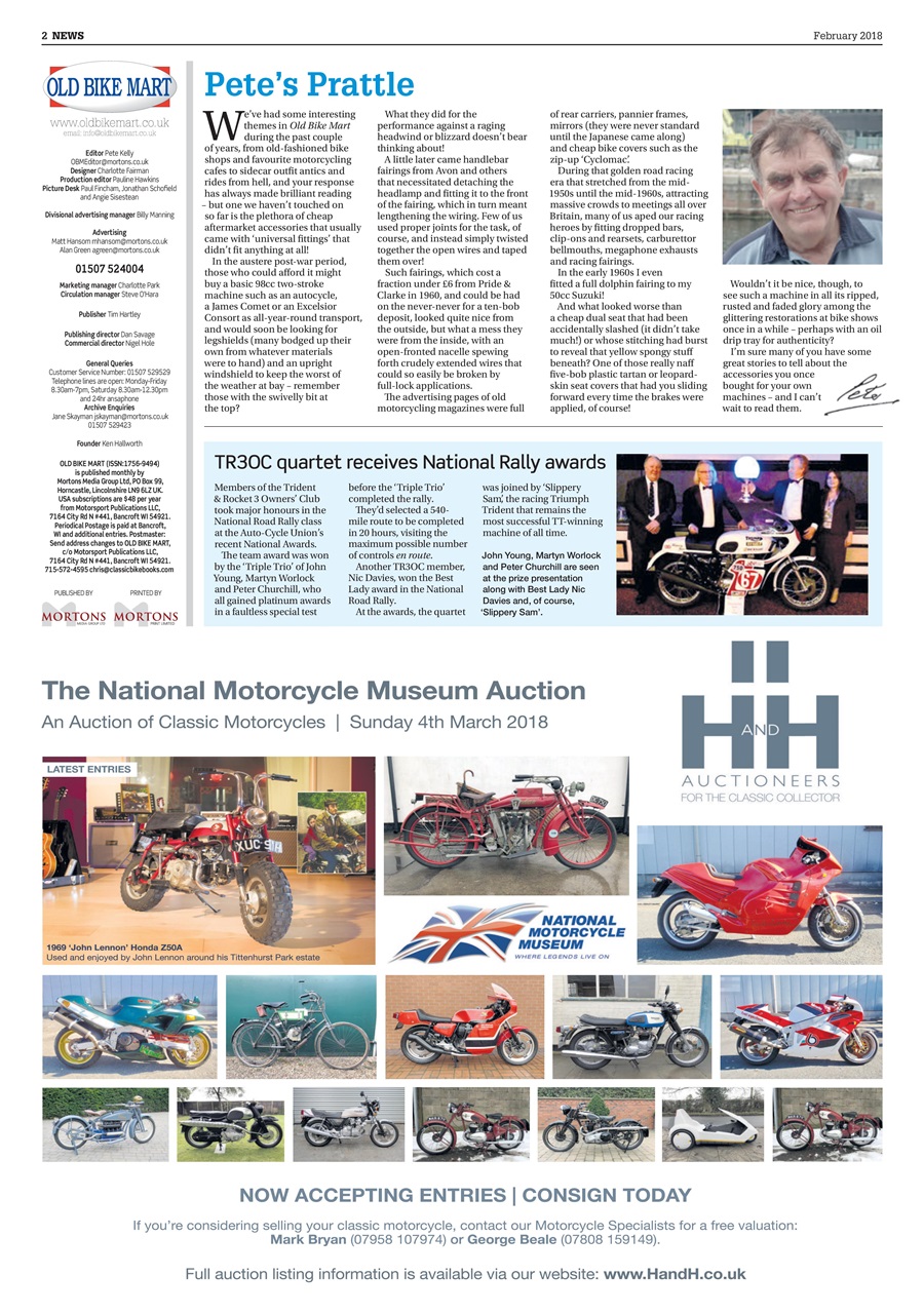 Old Bike Mart Preview Pages
