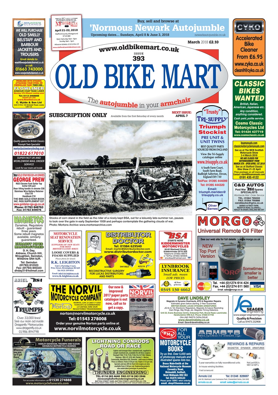 Old Bike Mart Preview Pages
