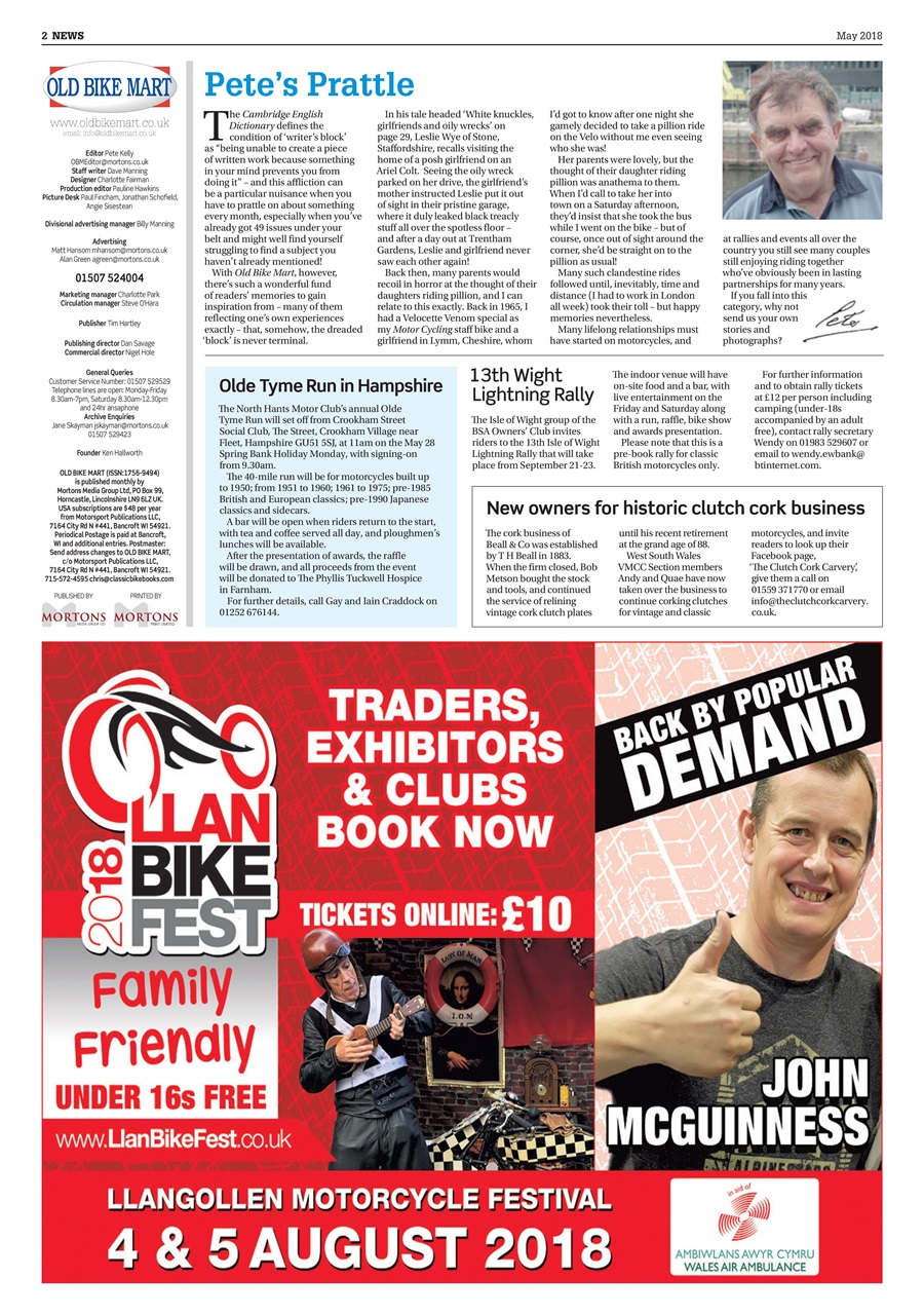 Old Bike Mart Preview Pages