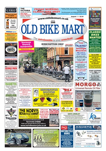 Old Bike Mart issue August 2018