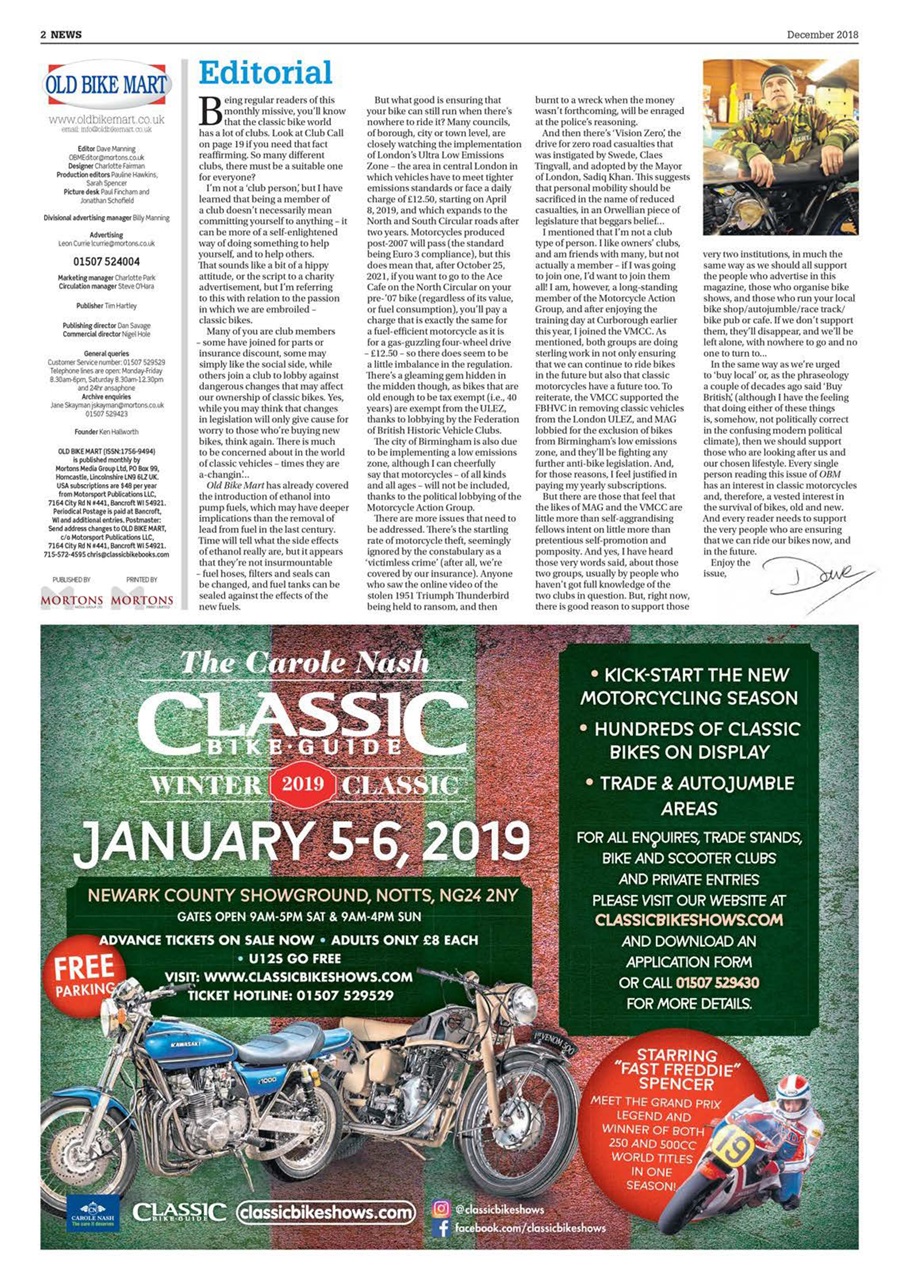Old Bike Mart Preview Pages