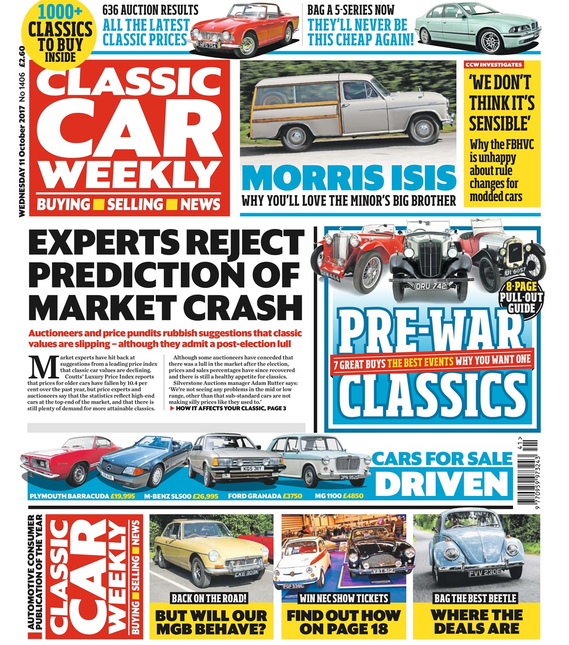 Classic Car Weekly Preview Pages