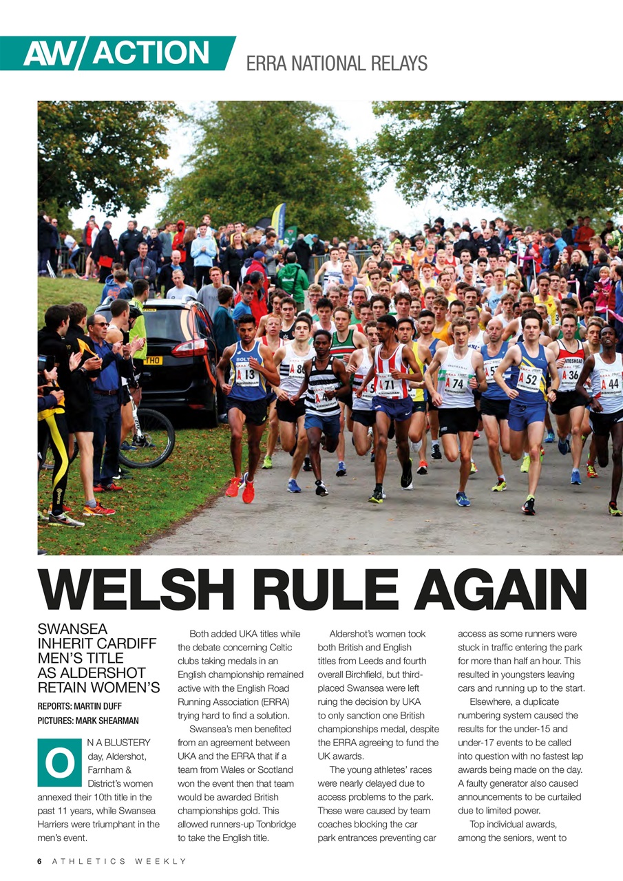 AW – Athletics Weekly Magazine Preview Pages
