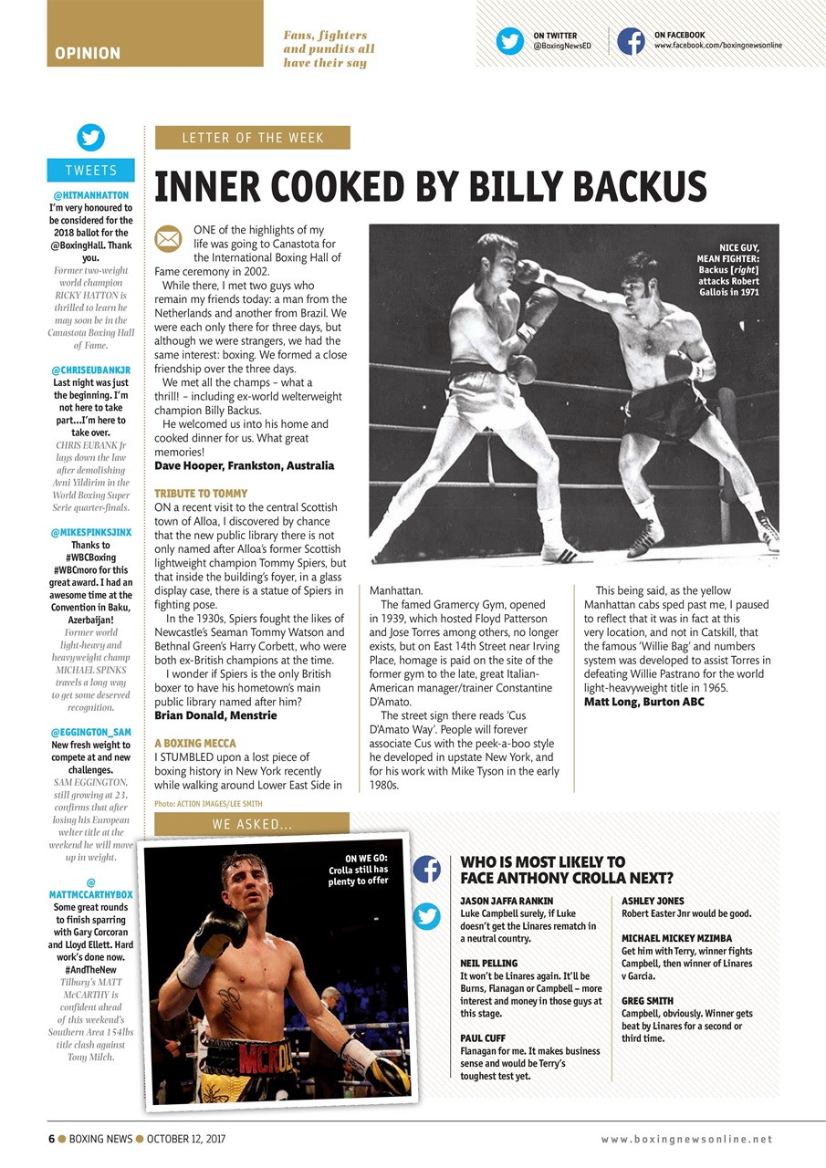 Boxing News Preview Pages