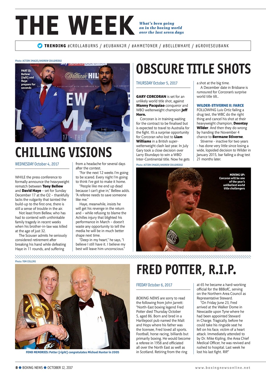 Boxing News Preview Pages