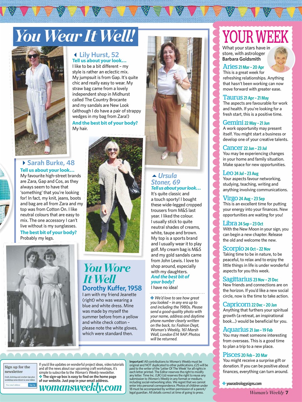 Woman's Weekly Preview Pages