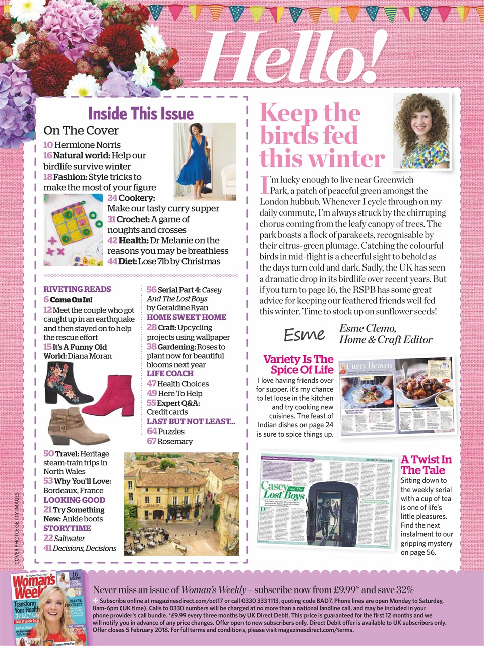 Woman's Weekly Preview Pages