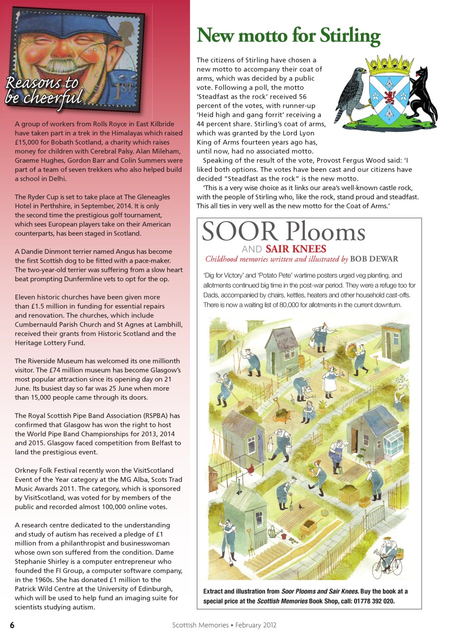 Scottish Memories Preview Pages
