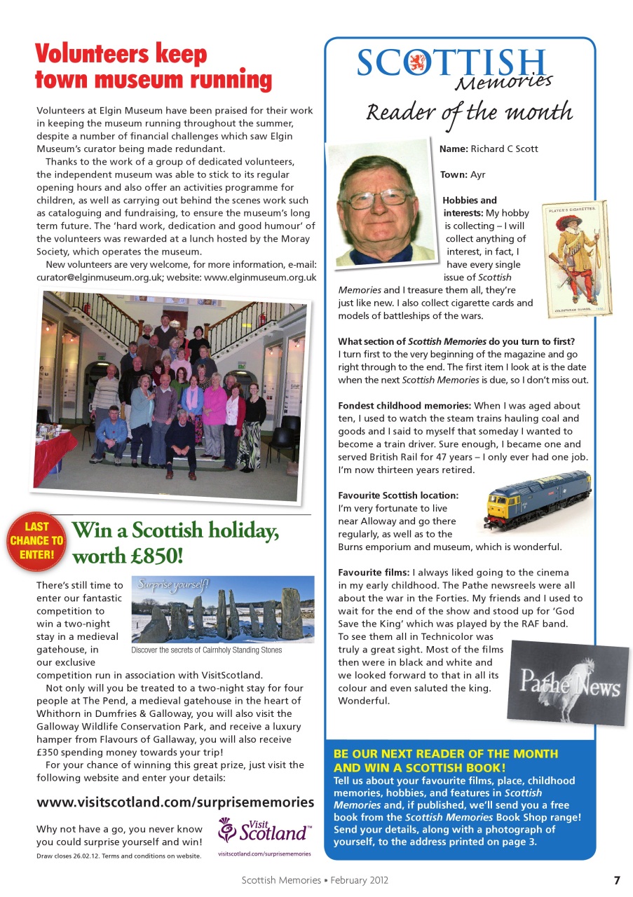 Scottish Memories Preview Pages