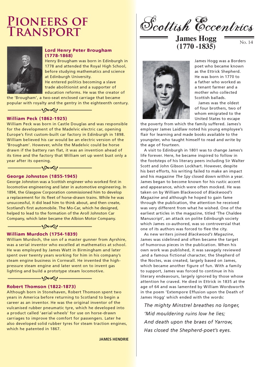 Scottish Memories Preview Pages