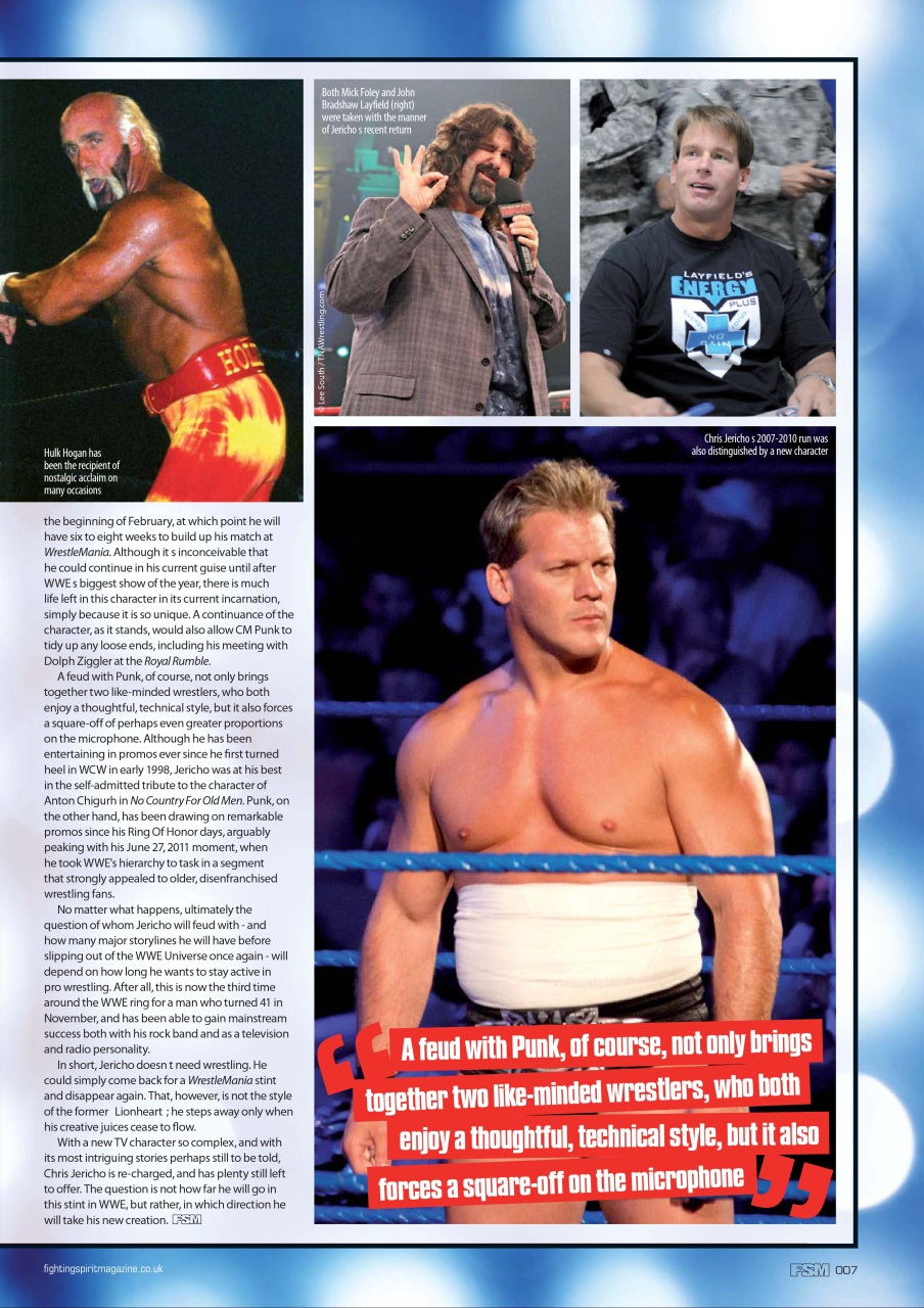 Wrestletalk Magazine Preview Pages