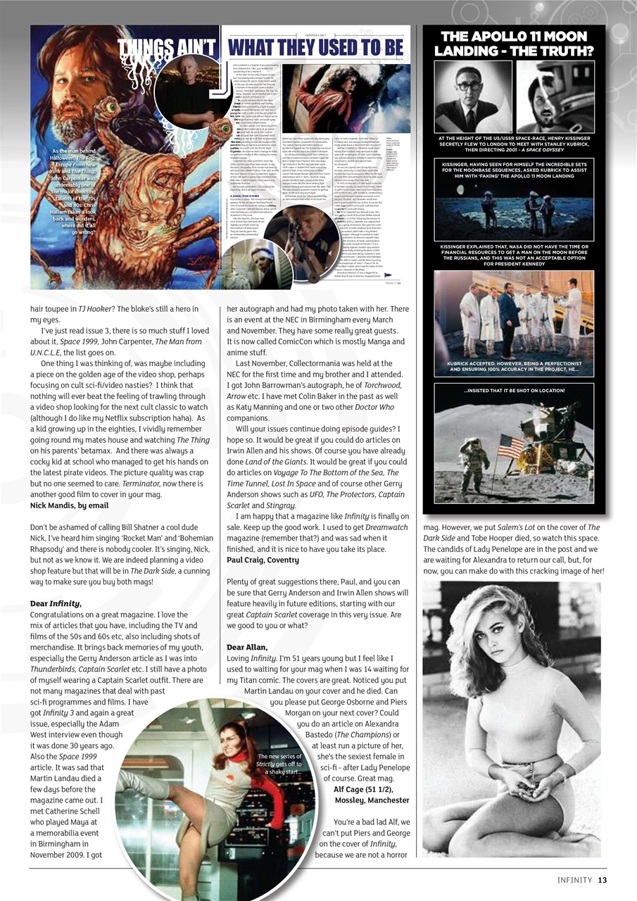 Infinity Magazine Preview Pages