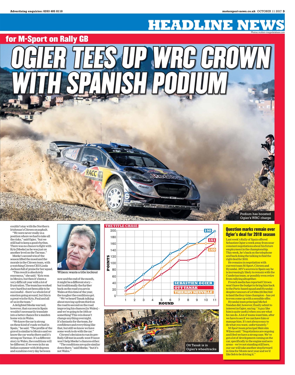 Motorsport News Preview Pages