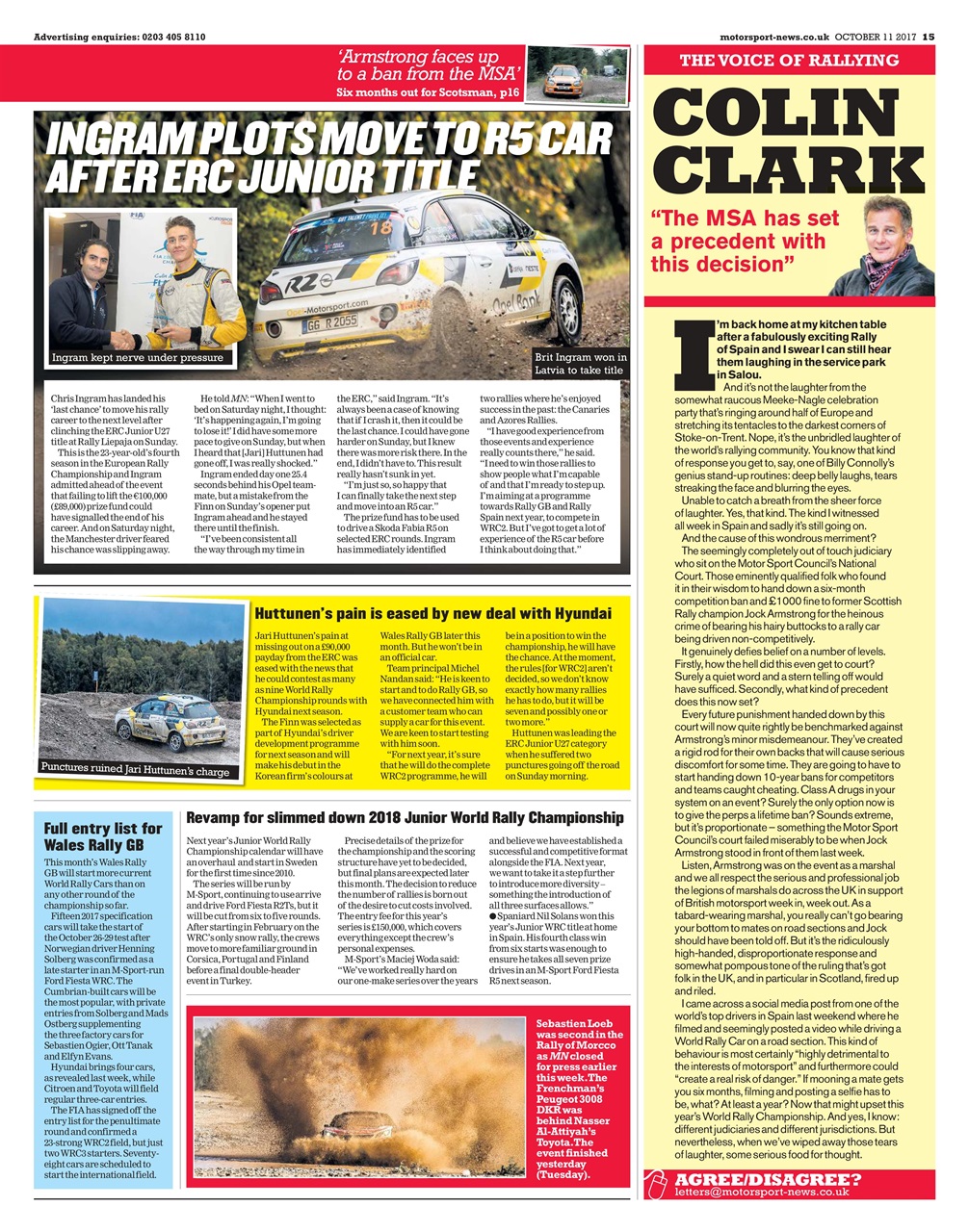Motorsport News Preview Pages