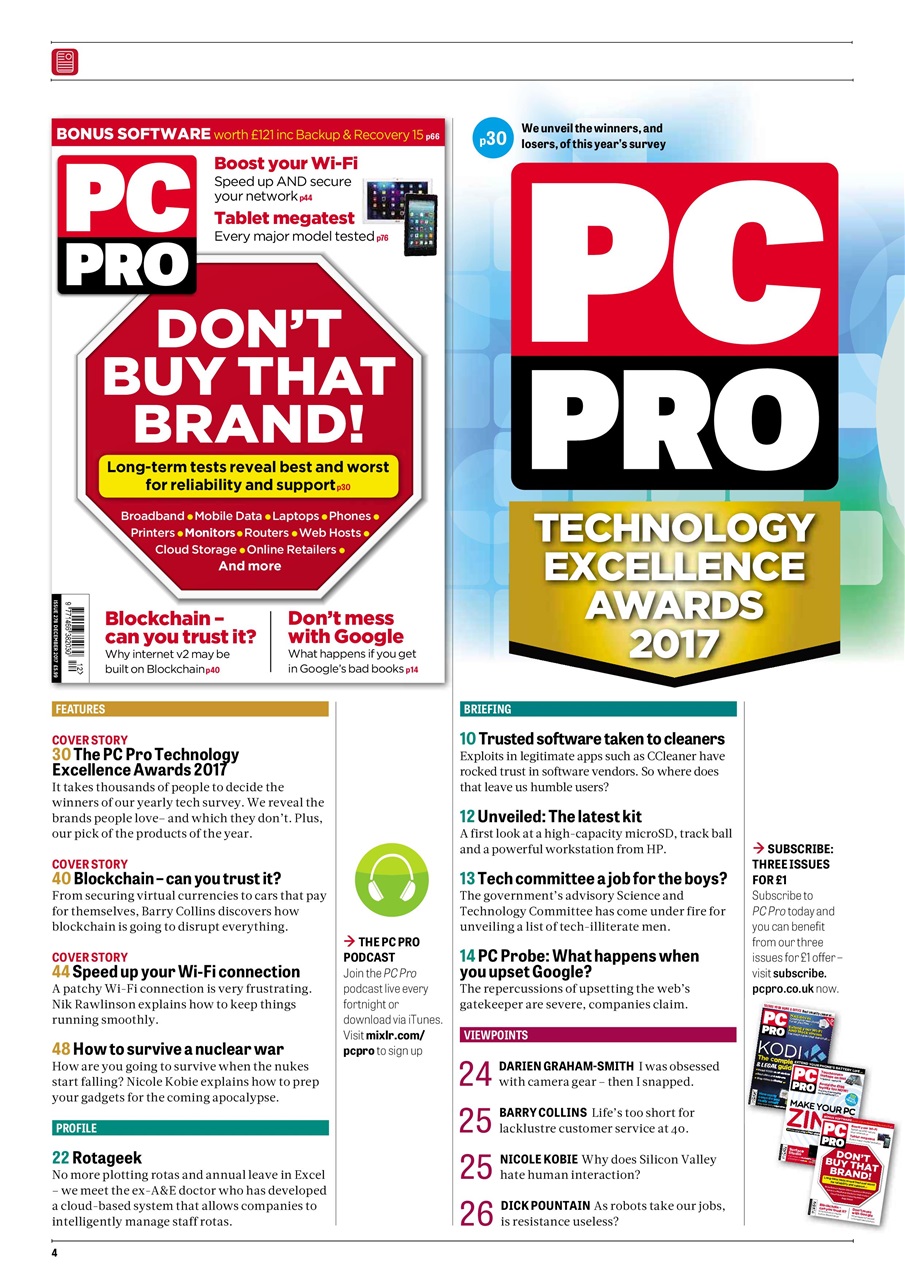 PC Pro Preview Pages