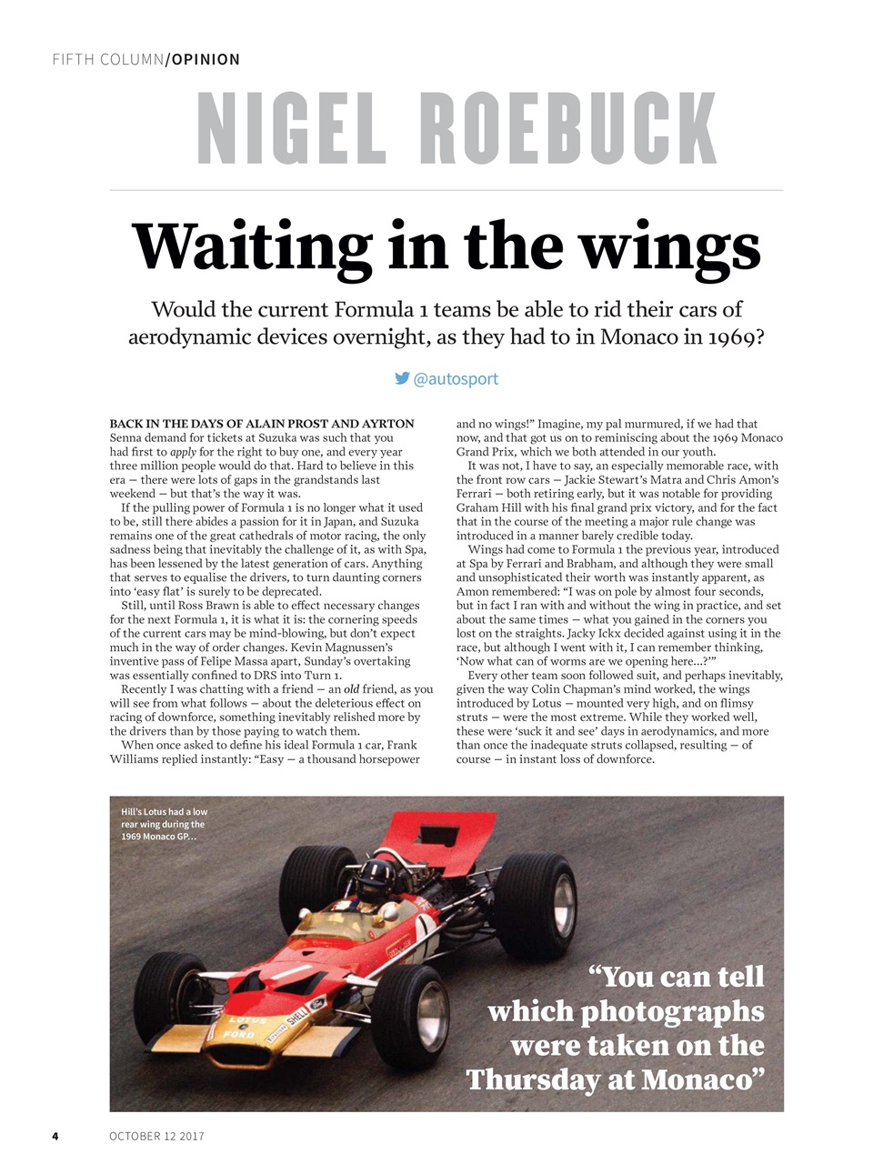 Autosport Preview Pages