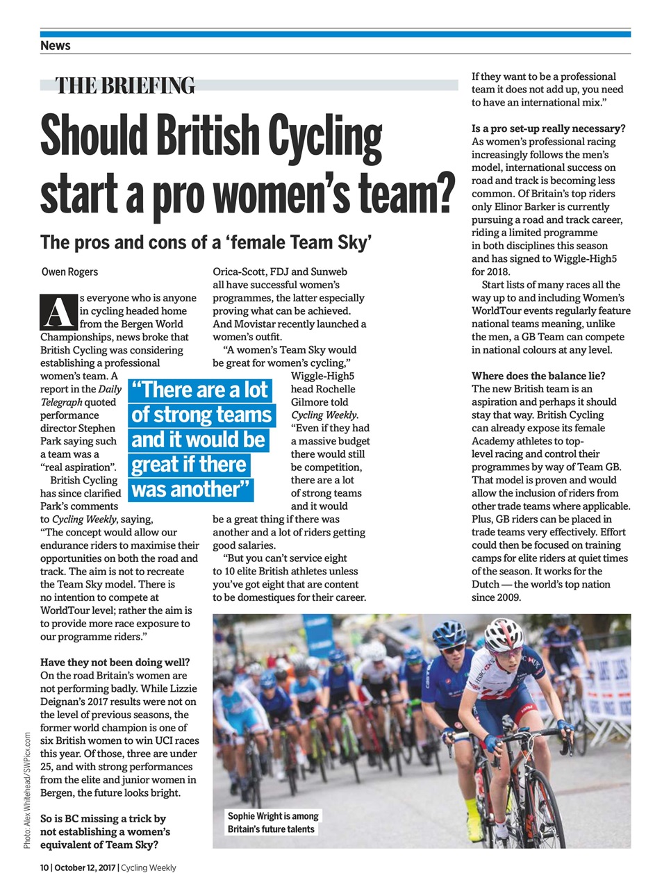 Cycling Weekly Preview Pages
