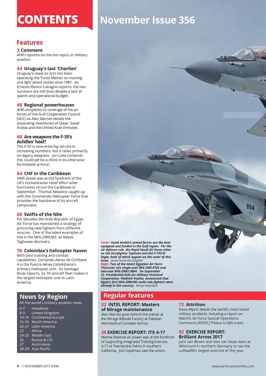 AirForces Monthly Preview Pages