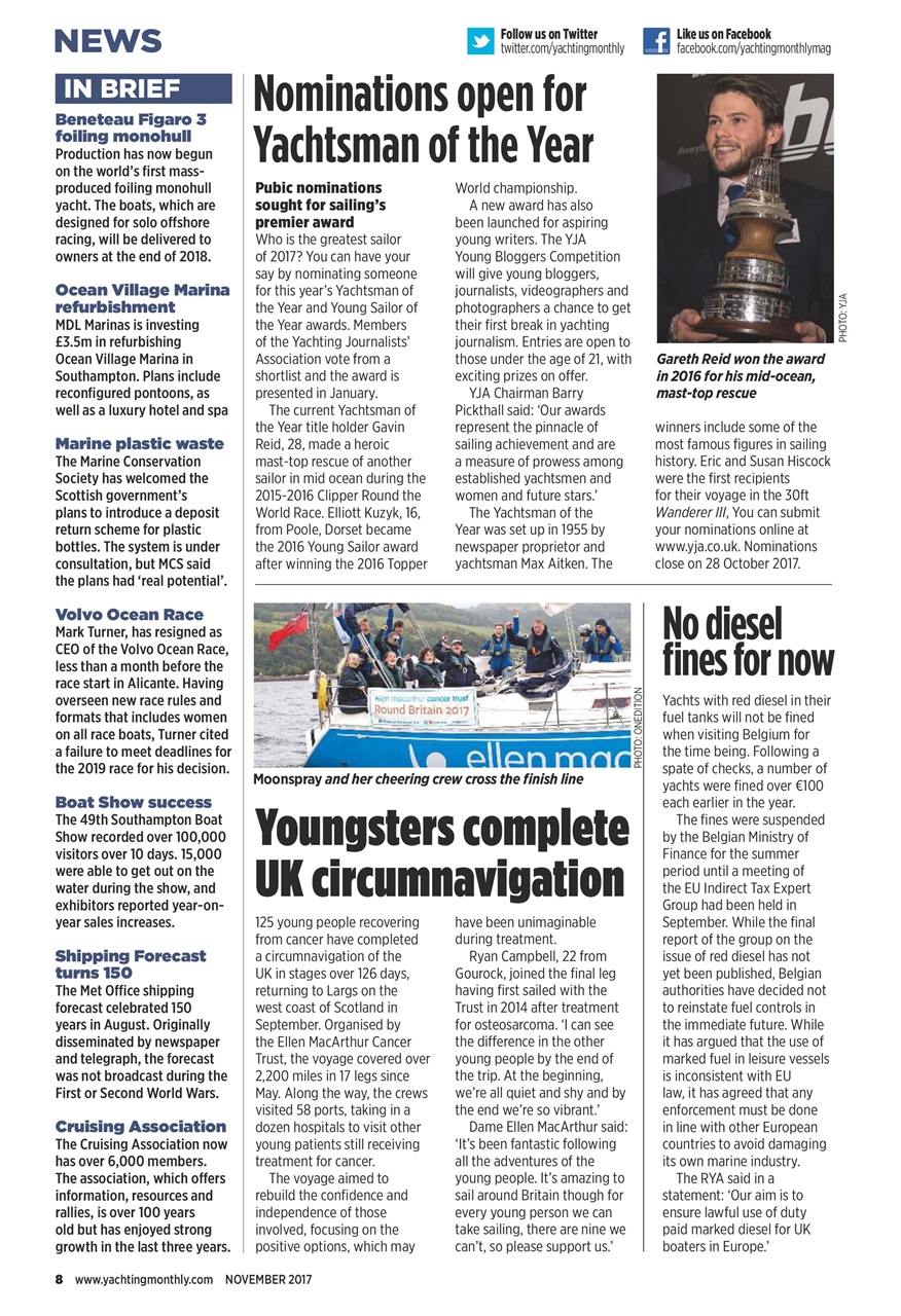 Yachting Monthly Preview Pages